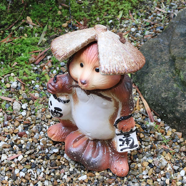 信楽焼 狸 信楽焼たぬき 酩酊狸 タヌキ 陶製タヌキ たぬき置物 やきもの しがらきやき 焼き物 狸 タヌキ 信楽 やきもの 庭前 Ta 0356 Foxunivers Com