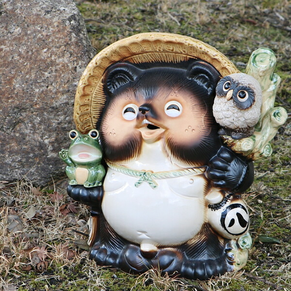 た*ち様 タヌキの置物 信楽焼 67cm ○2503033 楽天市場】信楽焼 狸