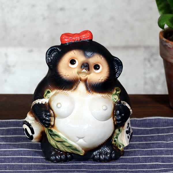 楽天市場】【38時間限定20%OFFクーポン配布中】信楽焼 7号福々狸(メス