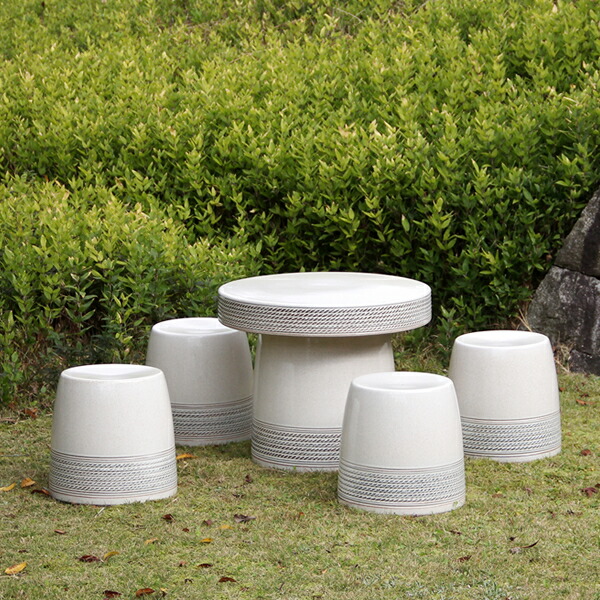 Shigarakiyakisenmonten Tokikobo Shigaraki Ware Anese Shigaraki Ware Anese Style Fashion 20 Garden Table Earthenware Ceramic Set Chair