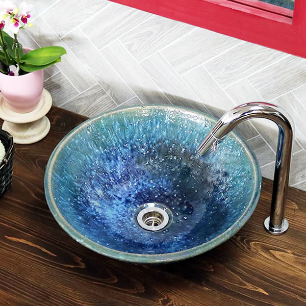 【ポイント5倍】手洗い鉢 陶器洗面 信楽焼 洗面ボウル 手洗器 洗面ボール トイレ用 手洗鉢 陶器 洗面鉢 鉢 手洗い器 鉢 洗面シンク 洗面器 洗面台 ボール 和風 やきもの しがらき tr-2275