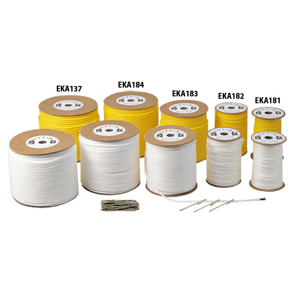 エバニュー ロープマーカー 3x300(組) ホワイト EVERNEW EKA182 W