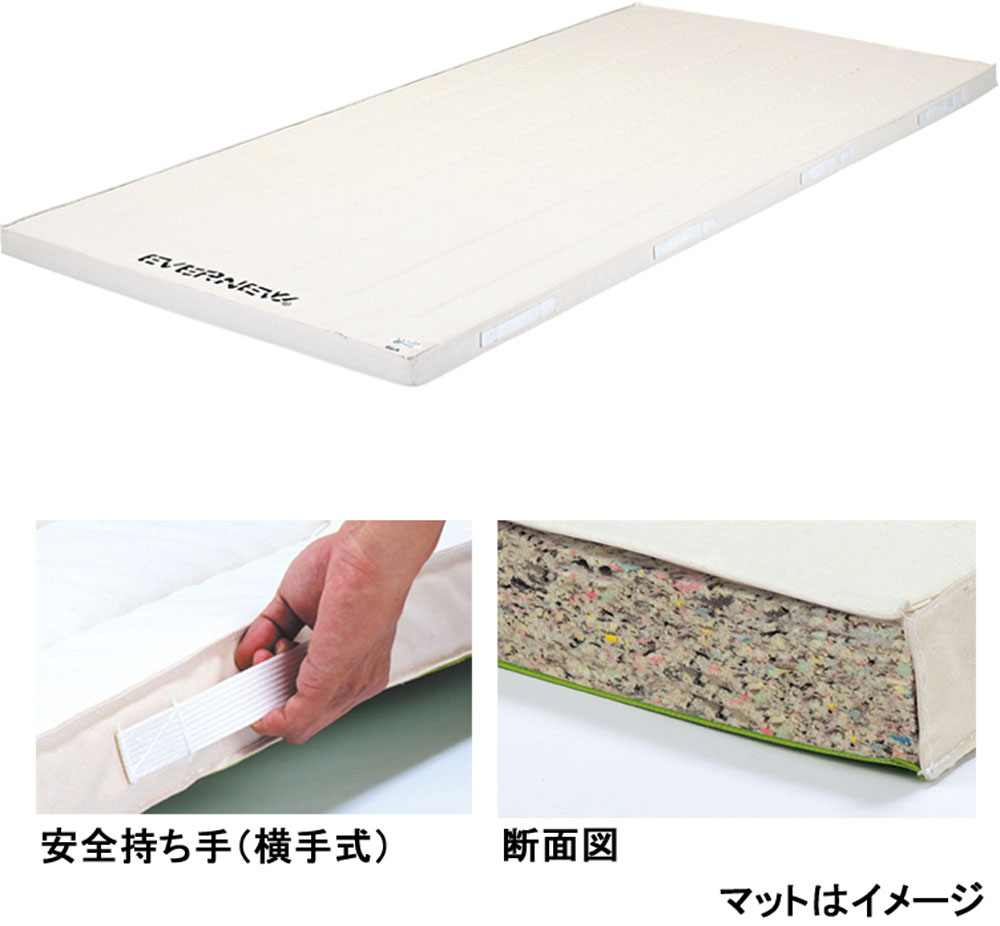エバニュー EKM245 ５ｃｍ厚組みあわせる海綿質引っ敷き６号 １２０×６００×５ EVERNEW