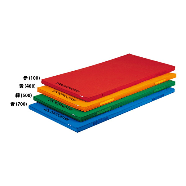 エバニュー EKM078 100 軽量カラーマット ９０&times;１８０ レッド EVERNEW｜しげこ堂　店