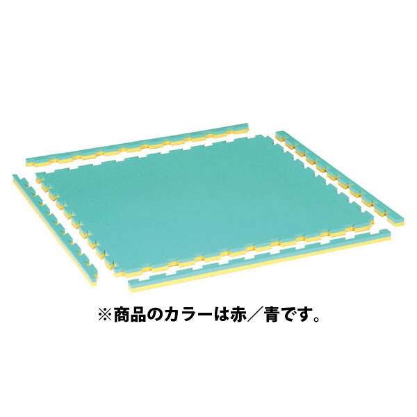 【貨物輸送無料】エバニュー EKH099 911 コーナーフロアマット ３０ 赤いこと／青み EVERNEW