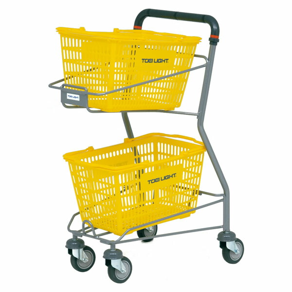 【貨物輸送無料】トーエイともし火 B2551 テニスボールキャリー（カゴ付） TOEILIGHT
