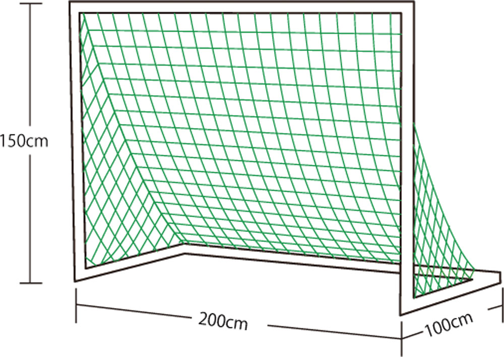 楽天市場 サッカーゴールネット交換張替用 フットサルゴール用3m Fungoal