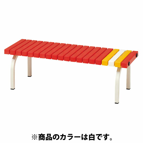 【貨物輸送無料】トーエイともし火 G1382W 老人ホーム長椅子 １２０ 白 白いこと TOEILIGHT