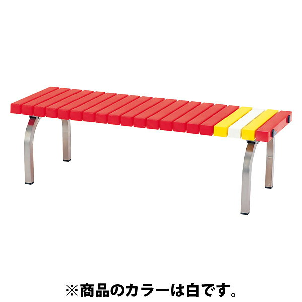 【貨物輸送無料】トーエイともし火 G1386W ホームステンレスベンチ １２０ 白 白いこと TOEILIGHT