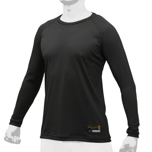 ミズノ ミズノプロ KUGEKI(ローネック/長袖) ブラック Mizuno 12JA9P03 09