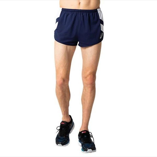 【送料無料】アシックス Ｍ’Ｓランニングパンツ ピーコート×ブリリアントホワイト asics 2091A125 400