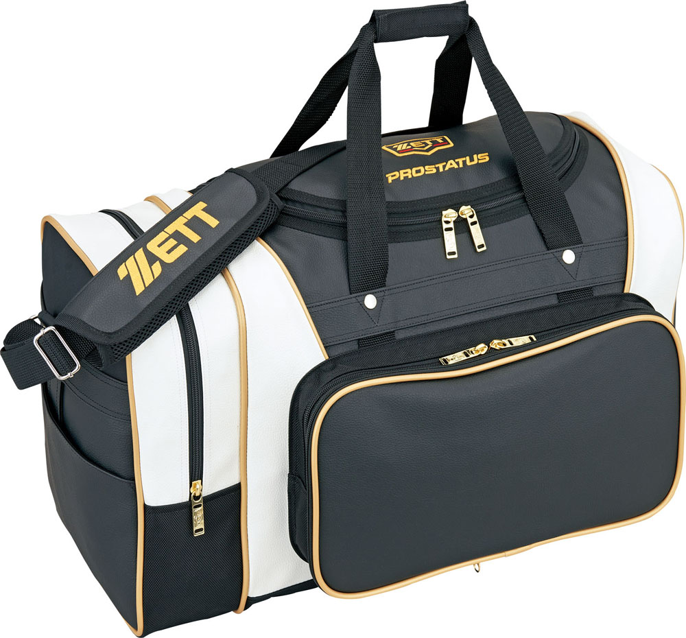 【送料無料】ゼット ミドルバッグ プロステイタス ブラック×ホワイト ZETT BAP620 1911