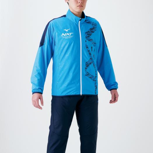 ミズノ N-XTブレスサーモウォーマージャケット ディーバブルー Mizuno 32JE0740 24
