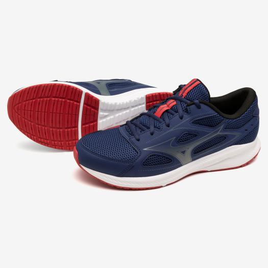 【送料無料】ミズノ マキシマイザー26(ランニング)（ユニセックス） ネイビー×グレー×レッド Mizuno K1GA240008