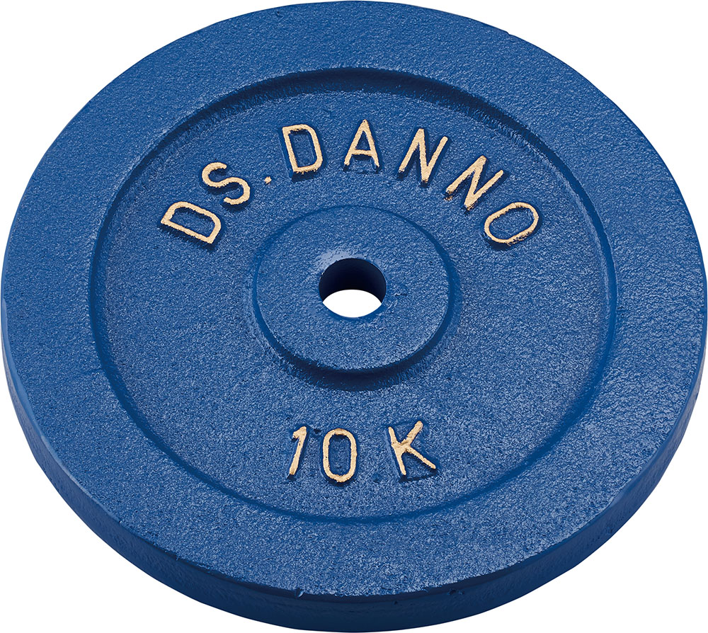 【送料無料】ダンノ Ｂ型バーベル Ｂ型プレート １０ｋｇ DANNO D625