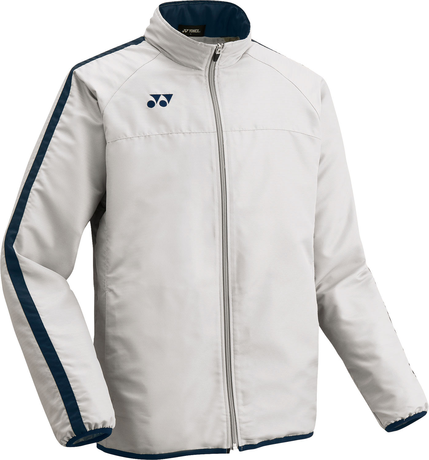 【貨物輸送無料】ヨネックス ユニ裏地付ウォーマージャケット しろがね色 Yonex FW7001 017