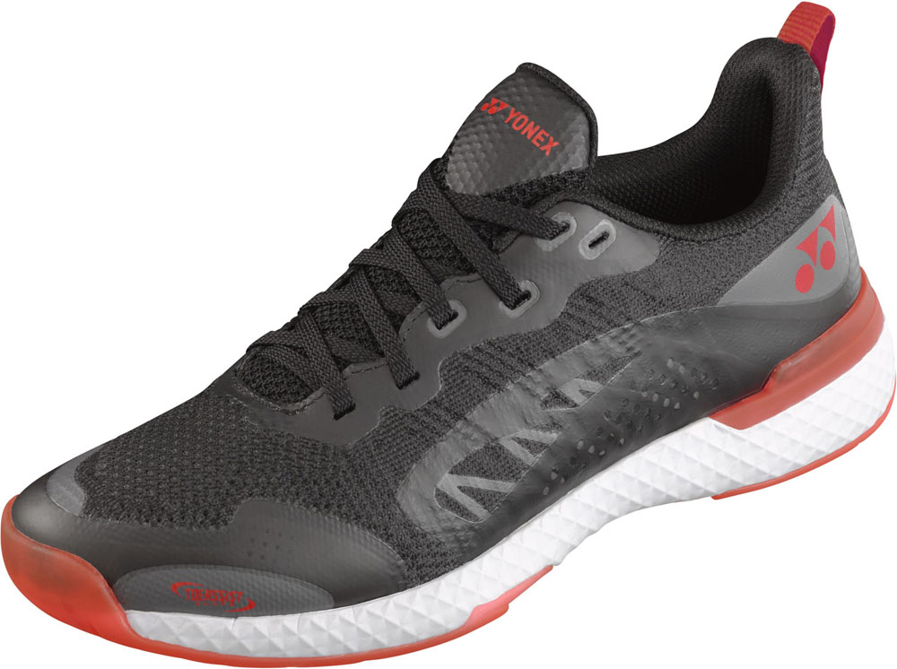 YONEX テニスシューズ ブラック/レッド 楽天市場】【サイズ交換往復送料無料】 ヨネックス テニス