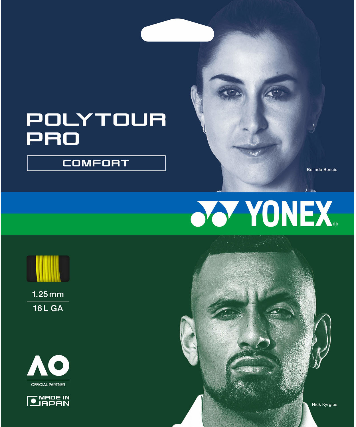 【在庫処分】ヨネックス ポリツアー プロ 130 (200M) フラッシュイエロー Yonex PTP130R2 557|しげこ堂 店