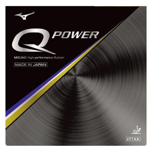 【送料無料】ミズノ 卓球ラバー Qパワー ブラック Mizuno 83JRTA9809