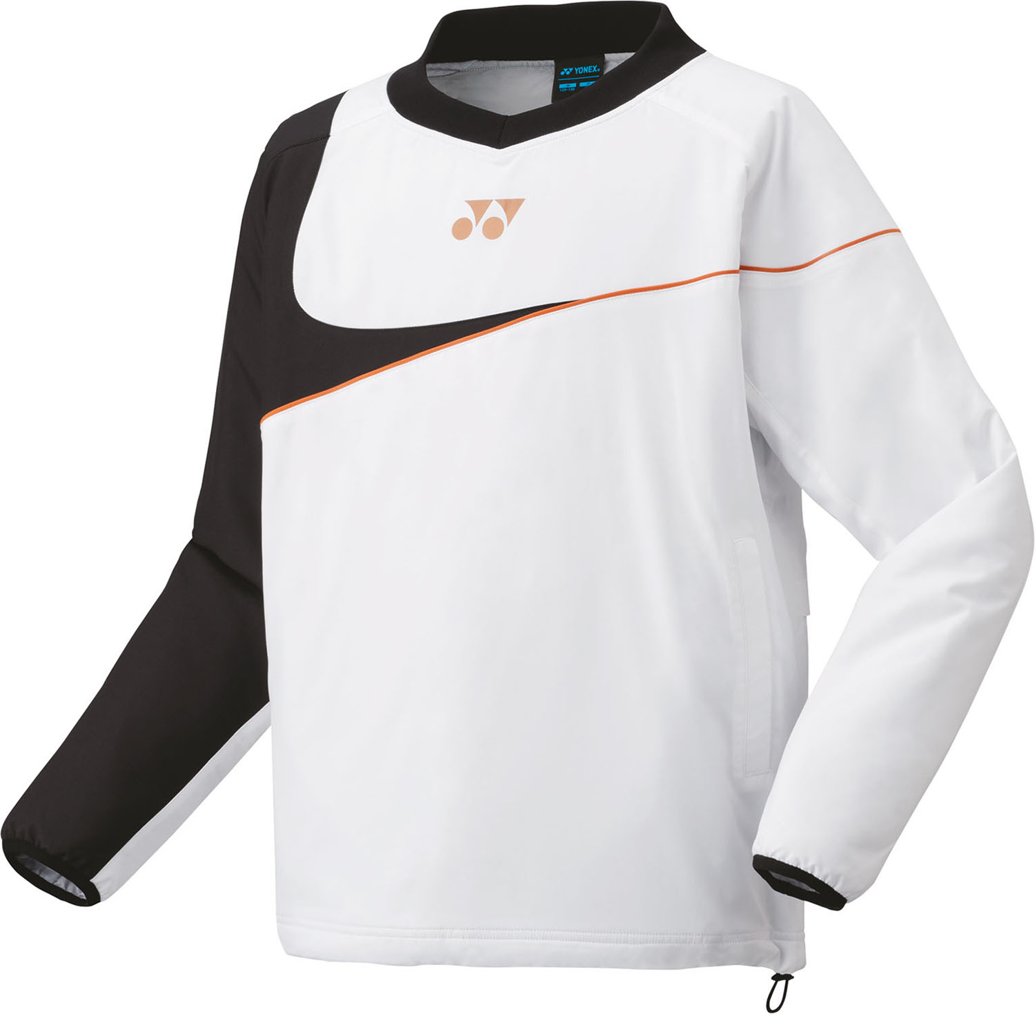 【送料無料】ヨネックス ジュニア中綿Vブレーカー ホワイト Yonex 90091J 011