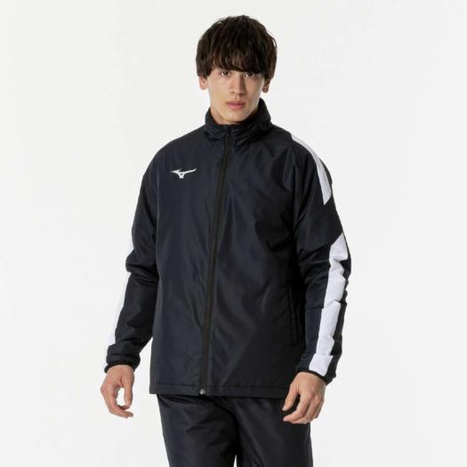 【貨物輸送無料】ミズノ ウォーマーシャツ（ユニ一発やる） 黒いこと Mizuno P2MEB59209
