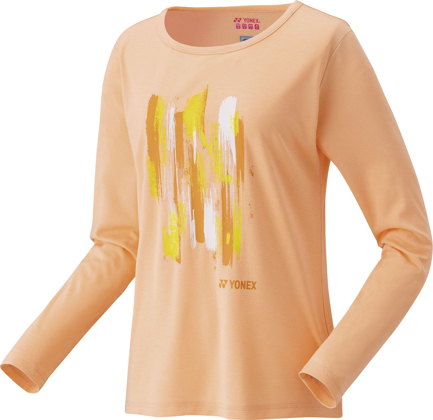 【送料無料】ヨネックス ウィメンズロングスリーブTシャツ ベージュピンク Yonex 16813 589
