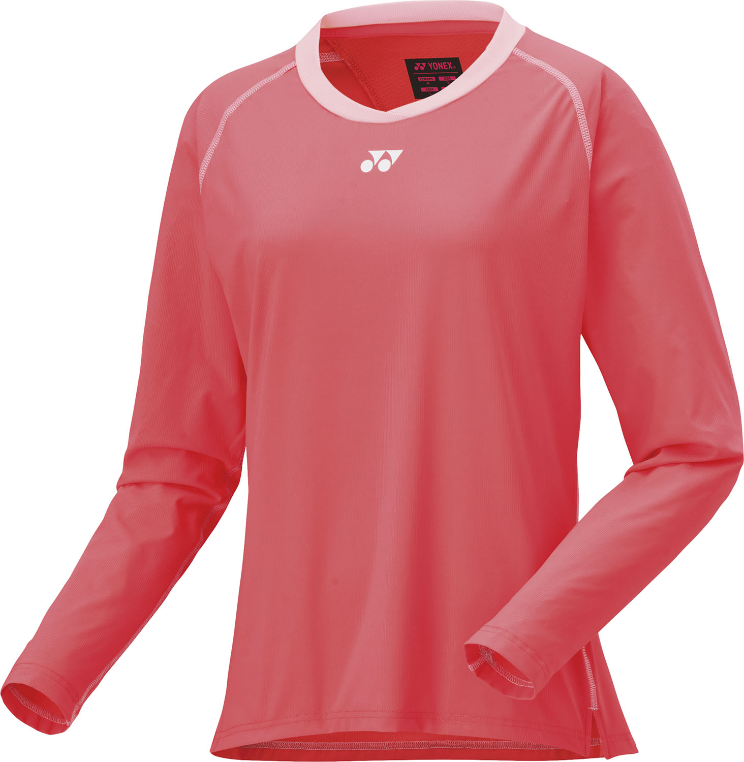 【貨物輸送２９０円】ヨネックス ウィメンズゲームシャツ(ロング捩り) コーラル赤いこと Yonex 20840 475