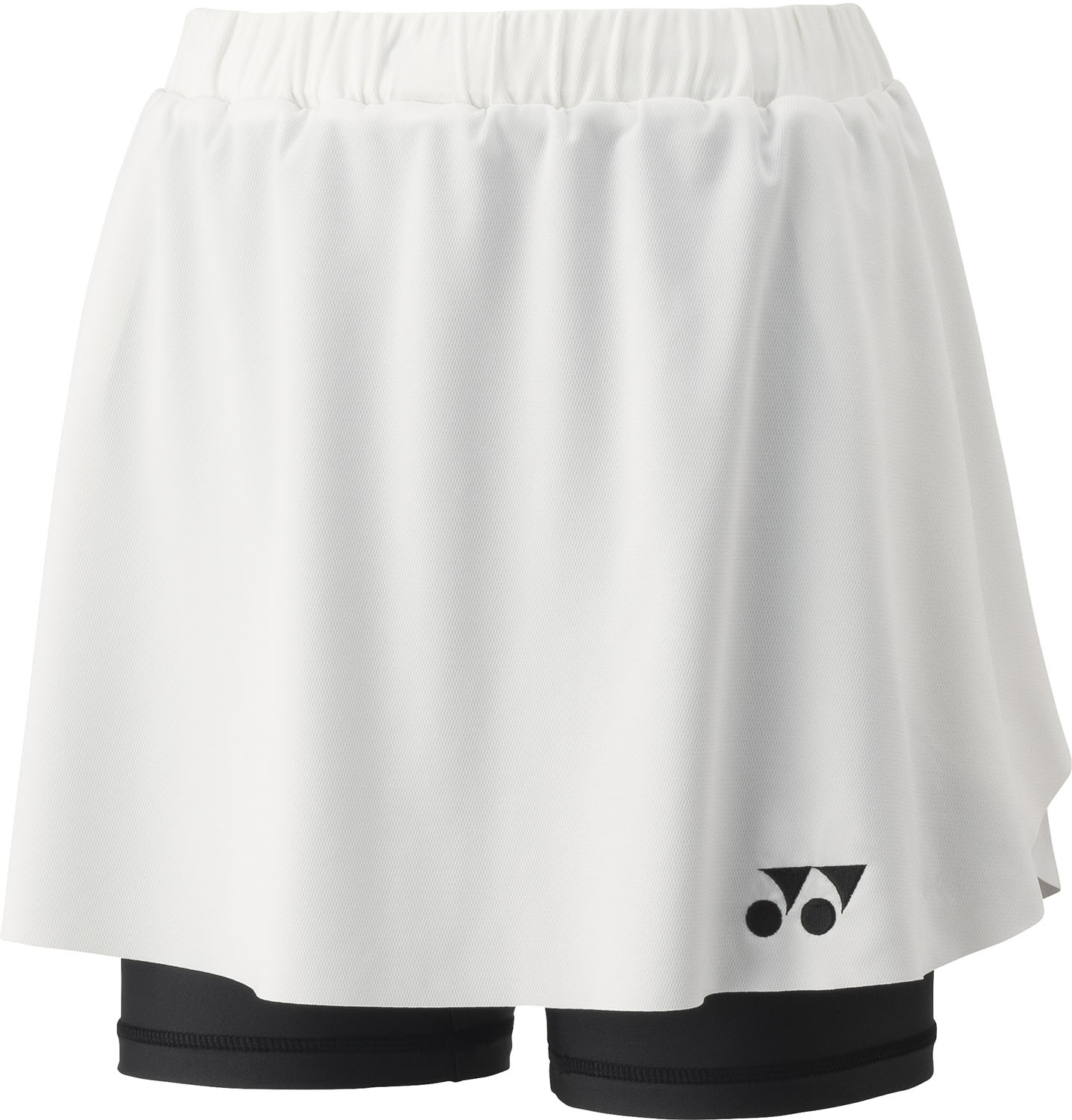 【貨物輸送２９０円】ヨネックス ウィメンズスカート(下穿きスパッツ付) 白いこと Yonex 26181 011