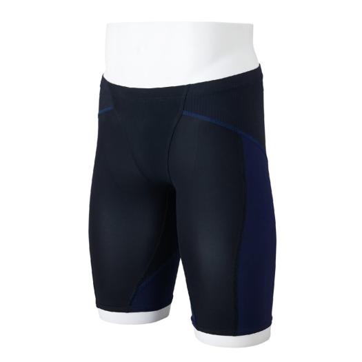【送料無料】ミズノ 競泳用GX・SONIC LITE ハーフスパッツ ブラック×ネイビー Mizuno N2MBC01199