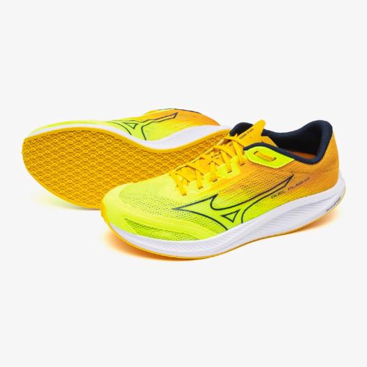 【送料無料】ミズノ デュエルフラッシュ2(陸上競技) イエロー×ブラック×オレンジ Mizuno U1GD256004