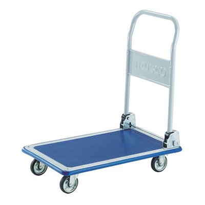 トラスコ TRUSCO オレンジ色書き付け 御役目用 押し付ける製持っていく車 ドンキカート 折畳手持ち部分 301N 414-5305