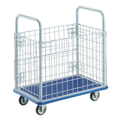 トラスコ TRUSCO オレンジブック 業務用 プレス製運搬車 ドンキカート 金網付タイプ 207N 414-5241