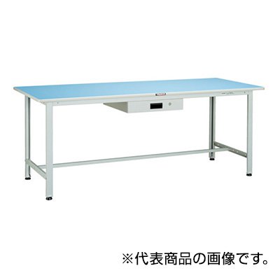 トラスコ TRUSCO オレンジブック 業務用 軽量作業台 薄型1段引出し付 1200X750X740mm BOR-1275UDK1 856-3773