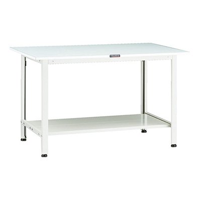 トラスコ TRUSCO オレンジブック 軽量作業台 薄型1段引出し付 ホワイト 1200X750X740mm AOR-1275LT2 137-1686