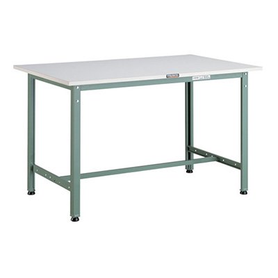 トラスコ TRUSCO オレンジブック 業務用 軽量作業台 基本タイプ グリーン 1200X750X740mm AE-1200 505-6055