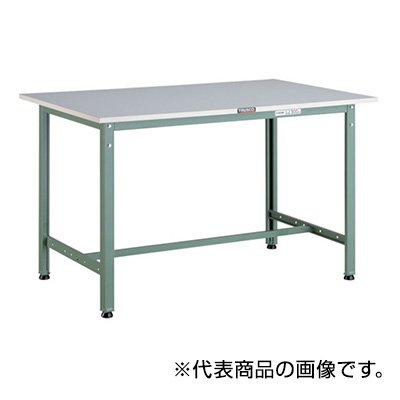 トラスコ TRUSCO オレンジブック 業務用 軽量作業台 基本タイプ グリーン 900X600X740mm RAE-0960 238-5449