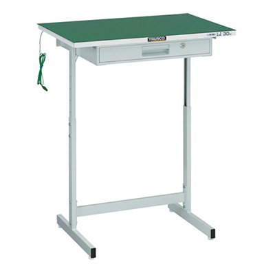 トラスコ TRUSCO 業務用 上下調節機能付小型作業デスク 700X450X700～900mm VUD-701NW 467-3816