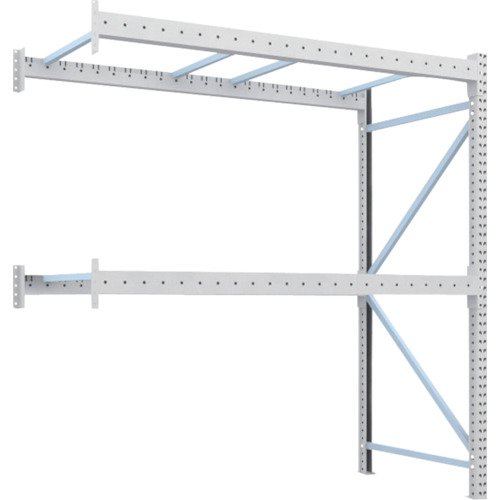 トラスコ TRUSCO オレンジブック 重量パレットラック1トン2300×1100×H2500 2段 連結 1D-25B23-11-2B 459-1500