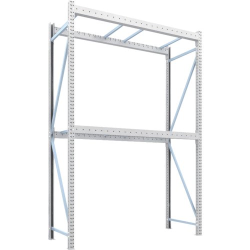 トラスコ TRUSCO オレンジブック パレットラック2トン用2300X900XH3500 2段 単体 2D-35L23-09-2 459-2174