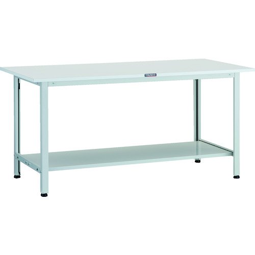 トラスコ TRUSCO オレンジブック 軽荷重作業台（200kg）AO型 1500X750XH740 下棚2枚付 ホワイト色 AO-1575LT2 125-9151