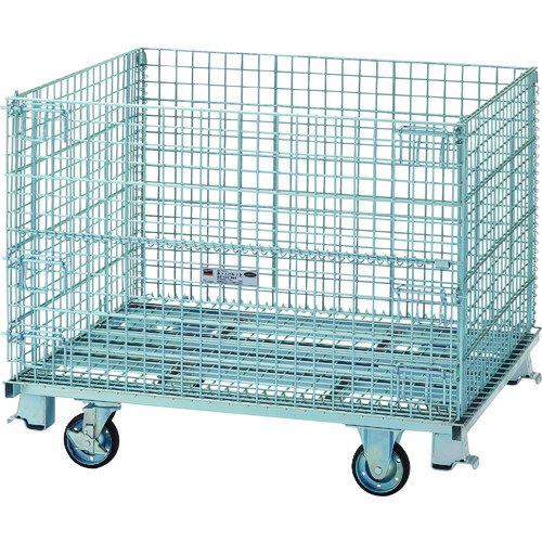 トラスコ TRUSCO オレンジブック ネットパレット車輪付 1200X1000X1000 700kg TNP-5NS 462-4122