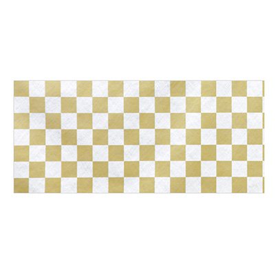 不織布幕 店頭 ワゴン 什器 市松 金 60cmX50m巻 DQ7-0420
