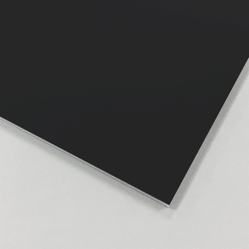 アルミ複合板 カラーアートパネル 黒 3mm 3X6 (910X1820mm) 5枚 AP-863CS カラー／サービス塗装 看板 アルミパネル