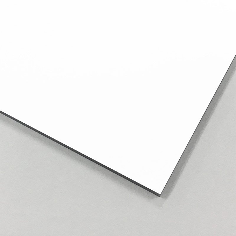 アルミ複合板 プラメタル ソリッドタイプ 白 ホワイト 3mm 1X2 (1000X2000mm) 3枚 PA-08 両面塗装 建材 アルミパネル 積水樹脂