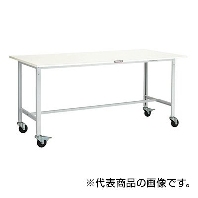 トラスコ TRUSCO 業務用 軽量作業台 キャスター付 ホワイト 1800X900X847mm RAE-1809C100 W 467-2135