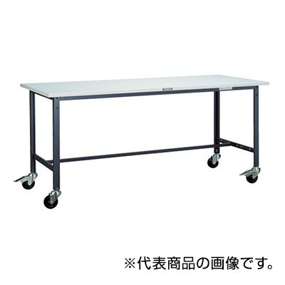 トラスコ TRUSCO 業務用 作業台 キャスター付 ダークグレー 900X600X848mm SAE-0960C100 DG 454-6121