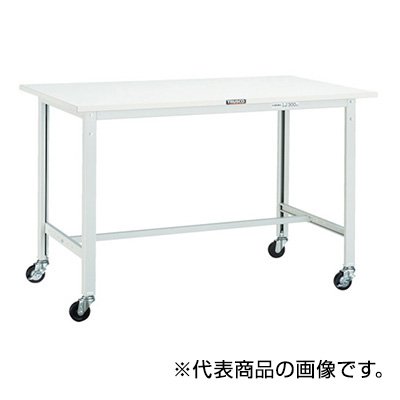 トラスコ TRUSCO 業務用 軽量作業台 φ75mmキャスター付 グリーン 900X600X809mm SAE-0960C75 770-2981
