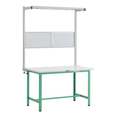トラスコ TRUSCO 作業台 オプションフルセット付 ヤンググリーン 1200X750X1948mm AE-1200THFS YG 247-7318