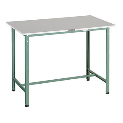 トラスコ TRUSCO 業務用 軽量立ち作業台 基本タイプ グリーン 1200X600X900mm HRAE2-1260 161-1271