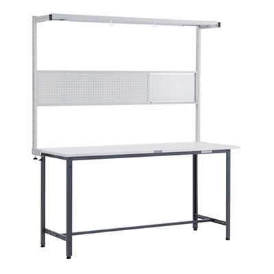 トラスコ TRUSCO 作業台 オプションフルセット付 ダークグレー 1800X750X2108mm HAE-1800THFS DG 246-3935